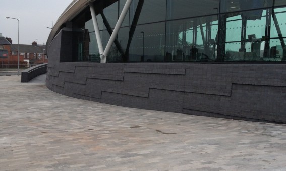 SMET in partnership with Vinci Construction UK supplied BS 7533 compliant bedding course, jointing and priming mortars for the £350million Stoke-on-Trent City Council City Sentral