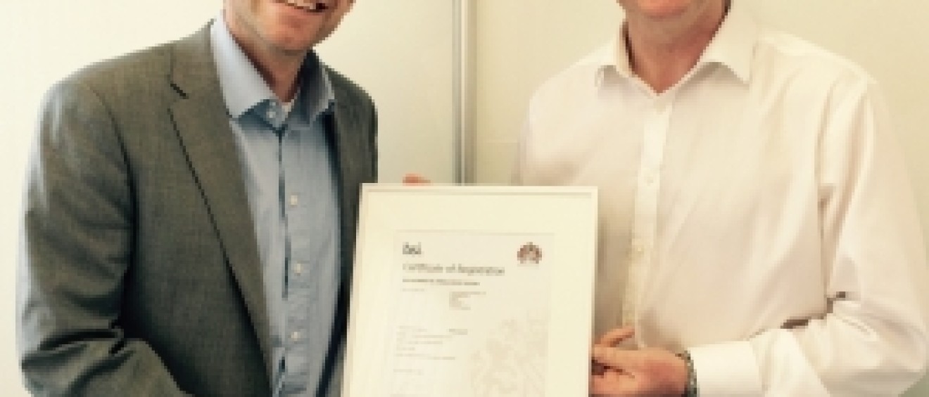 SMET achieves BSI 14001:2015 | presented by Leo Tinnelly | June 14