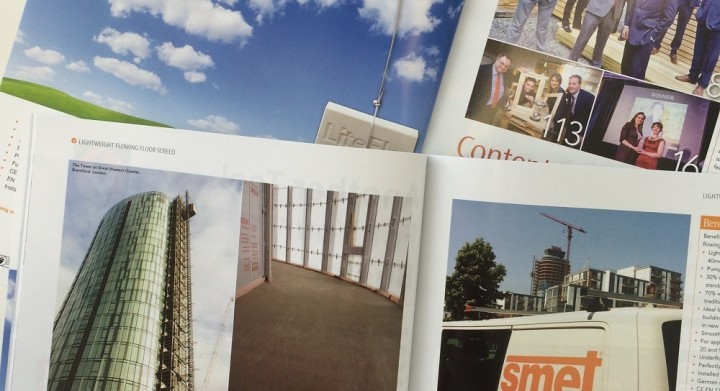 SMET LiteFlo® Lightweight Flowing Floor Screed - featured in Northern Builder vol 26