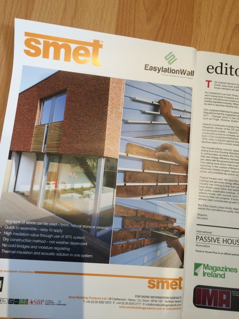Advertising Passive House Full Page ad April 15_SMET EasylationWall