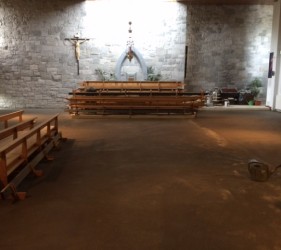 Four Roads Church Roscommon 300m2 of Rapidur B5 Rapid Drying Floor Screed
