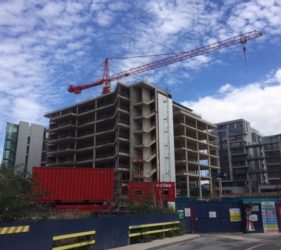 B Doherty Screeding fitted 1000 m2 ~B5 rapid drying screed for Collen Construction