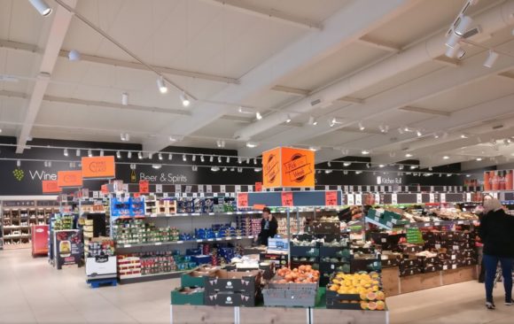 Lidl Leeds, interior _photo by Paul Irving