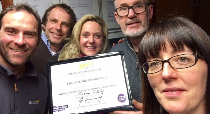 SMET Staff Mindfulness at work Cert March 2017