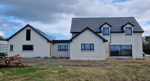 bauprotec 850M_Machine Applied External Render _self build home_Remark Plastering Ltd