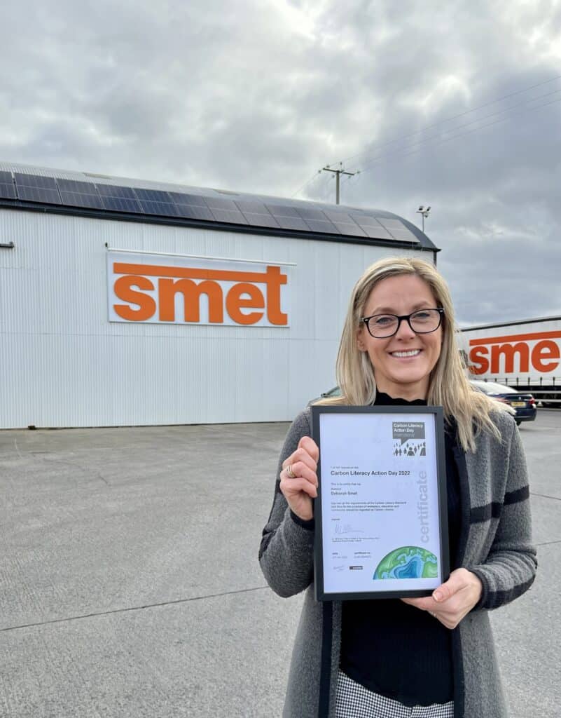 Marketing Manager, Deborah Smet took part in The Carbon Literacy Project Action Day 2022 - achieving the Climate Literacy Training accreditation