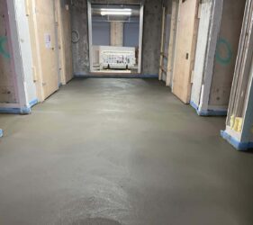 Rapidur®EB5 Rapid drying floor screed | B Doherty Screeding | Mobile Screed Factory | Irish Life Dublin Refurbishment | Main Contractor Walls Construction