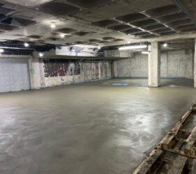 Rapidur®EB5 Rapid drying floor screed | B Doherty Screeding | Mobile Screed Factory | Irish Life Dublin Refurbishment | Main Contractor Walls Construction