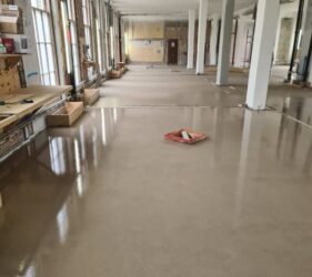 SMART Flooring Renovation System_500m2 floor renovation, for London Projects Ltd_McDaid Screeding Ltd