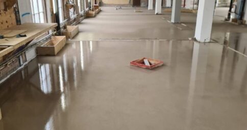 SMART® Flooring Renovation System_500m2 floor renovation, for London Projects Ltd_McDaid Screeding Ltd