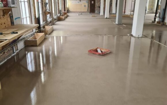 SMART® Flooring Renovation System_500m2 floor renovation, for London Projects Ltd_McDaid Screeding Ltd