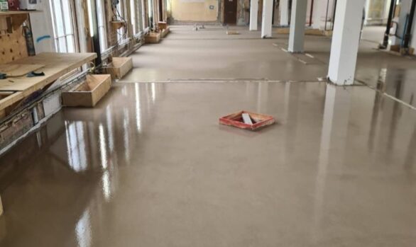 SMART® Flooring Renovation System_500m2 floor renovation, for London Projects Ltd_McDaid Screeding Ltd