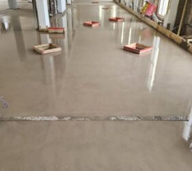 Sopro VS 582 self-levelling filler | available from SMET | installed by McDaid Screeding Services | York Terrace London | 500m2 SMART® Flooring Renovation System | for London Projects Ltd