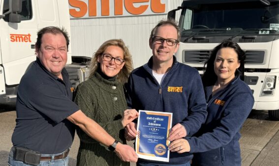 SMET teamGold Certificate of Achievement for Commitment to Health & Safety by Peninsula on Feb 2026